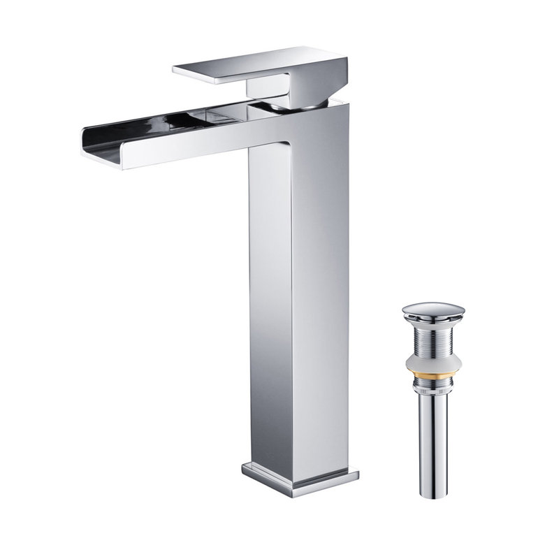 KIBI USA Waterfall Vessel Sink Bathroom Faucet & Reviews Wayfair